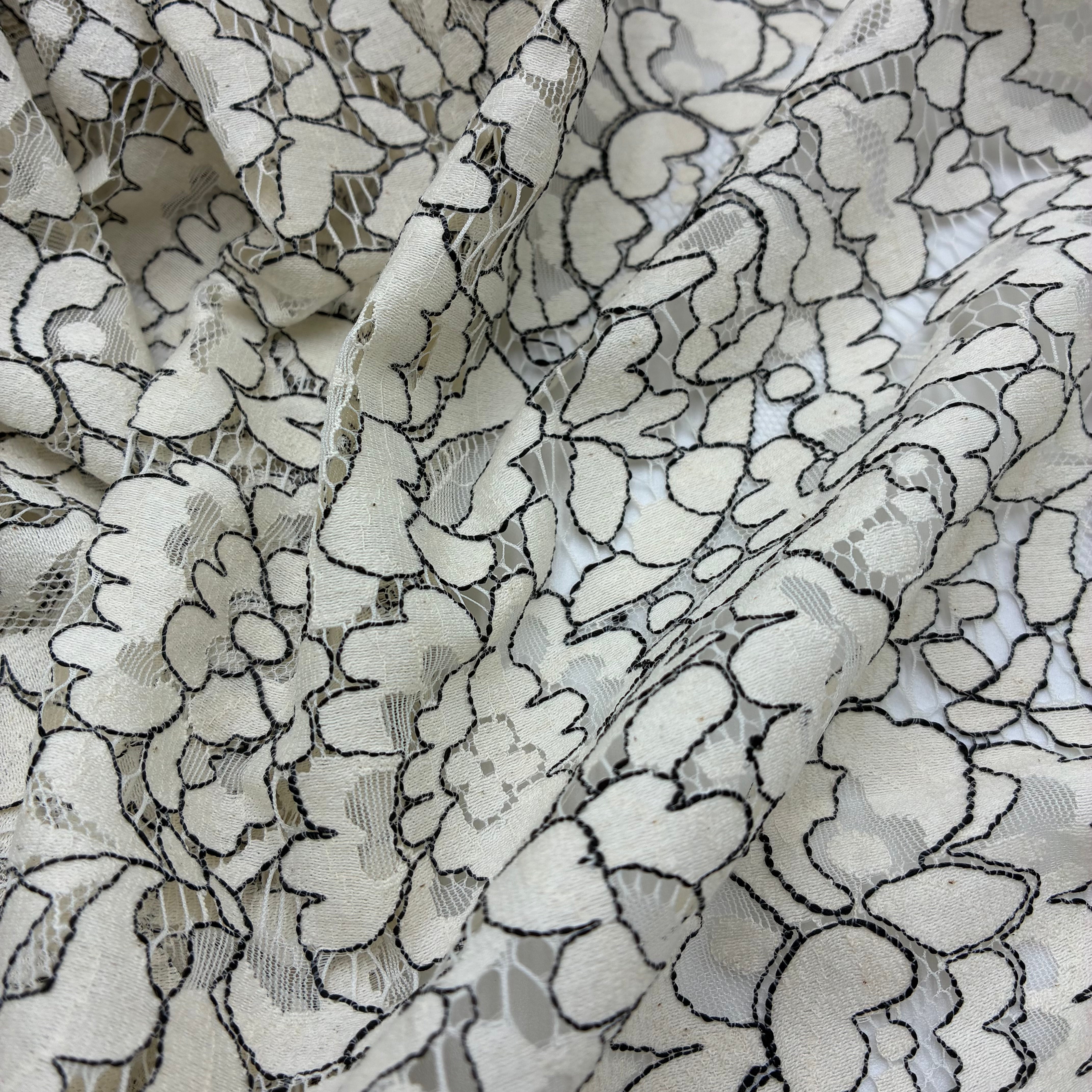 Floral Lace - Cream (WFY0637:38)