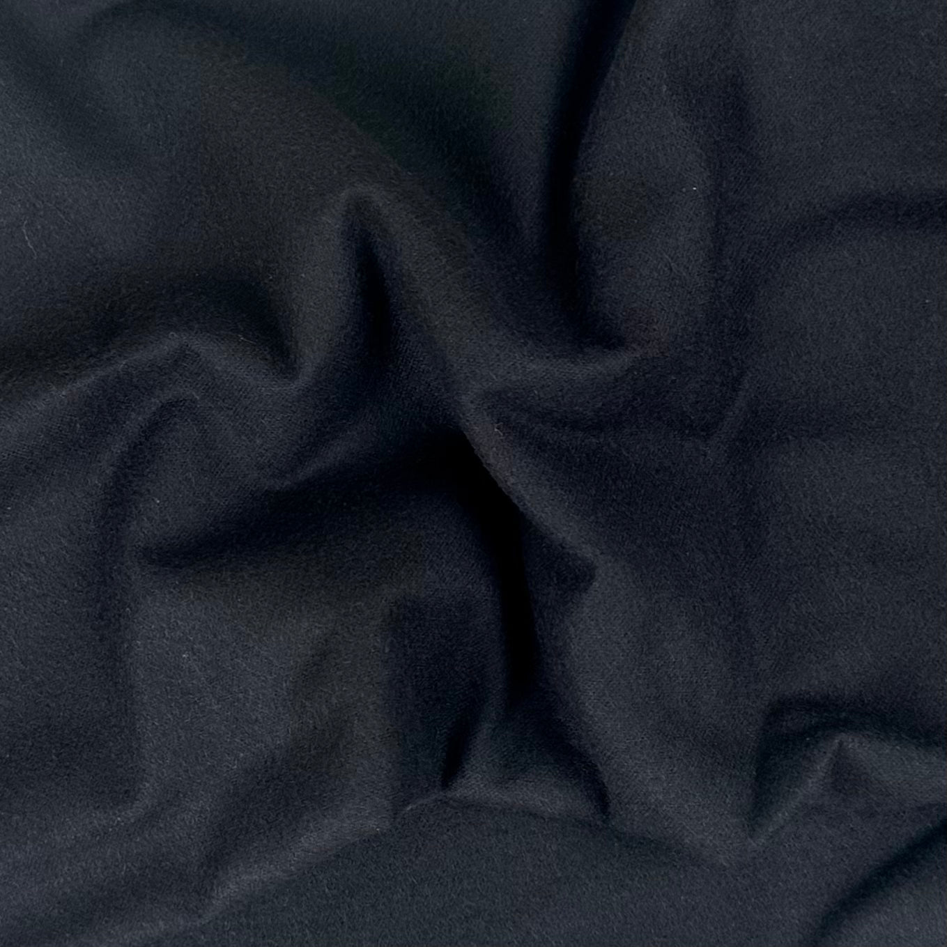 Organic Cotton Flannelette - Black (WFL0268:270)