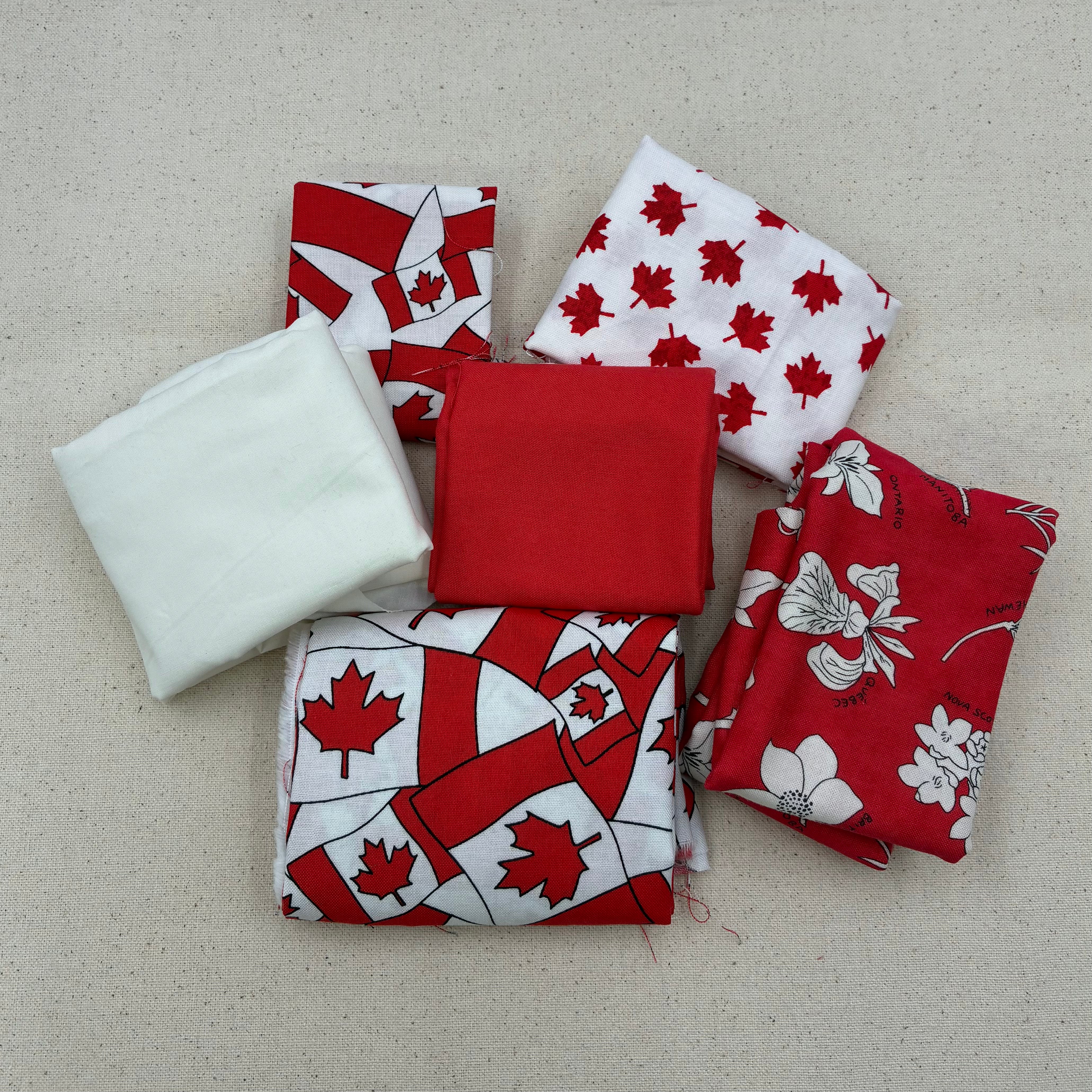 Quilting Cotton Scrap Bag - Canadiana (WQC3067)