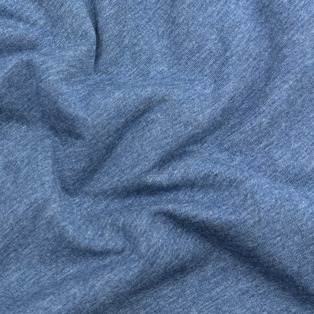 Cotton Single Jersey, Azure Sky Melange (KJE1330)