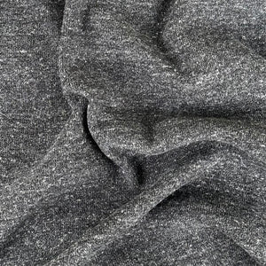 Cotton Rib Knit, Heathered Dark Charcoal (KRB0462)