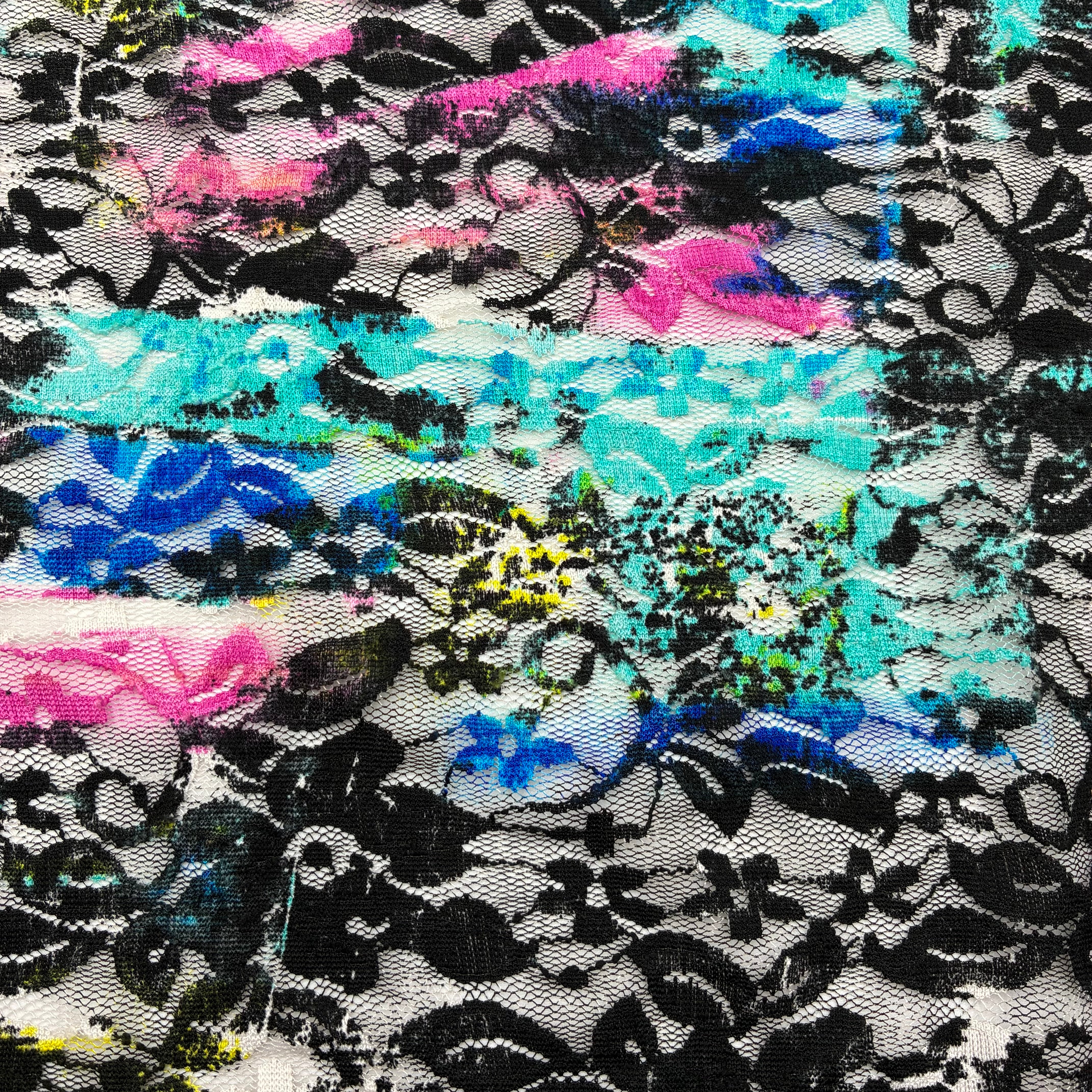 Stretch Graphic Lace - Print Shop (KLM0210:11)