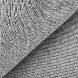 Cotton Rib Knit, Cool Grey (KRB0555)