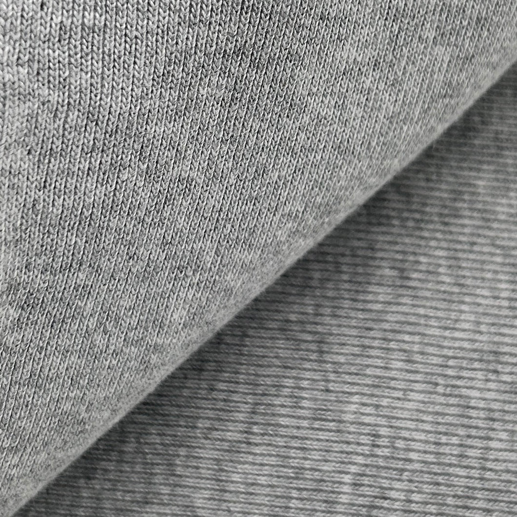 Cotton Rib Knit, Cool Grey (KRB0555)