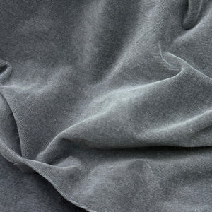 Fine Wale Cotton Stretch Corduroy, Charcoal (WCD0010:11)