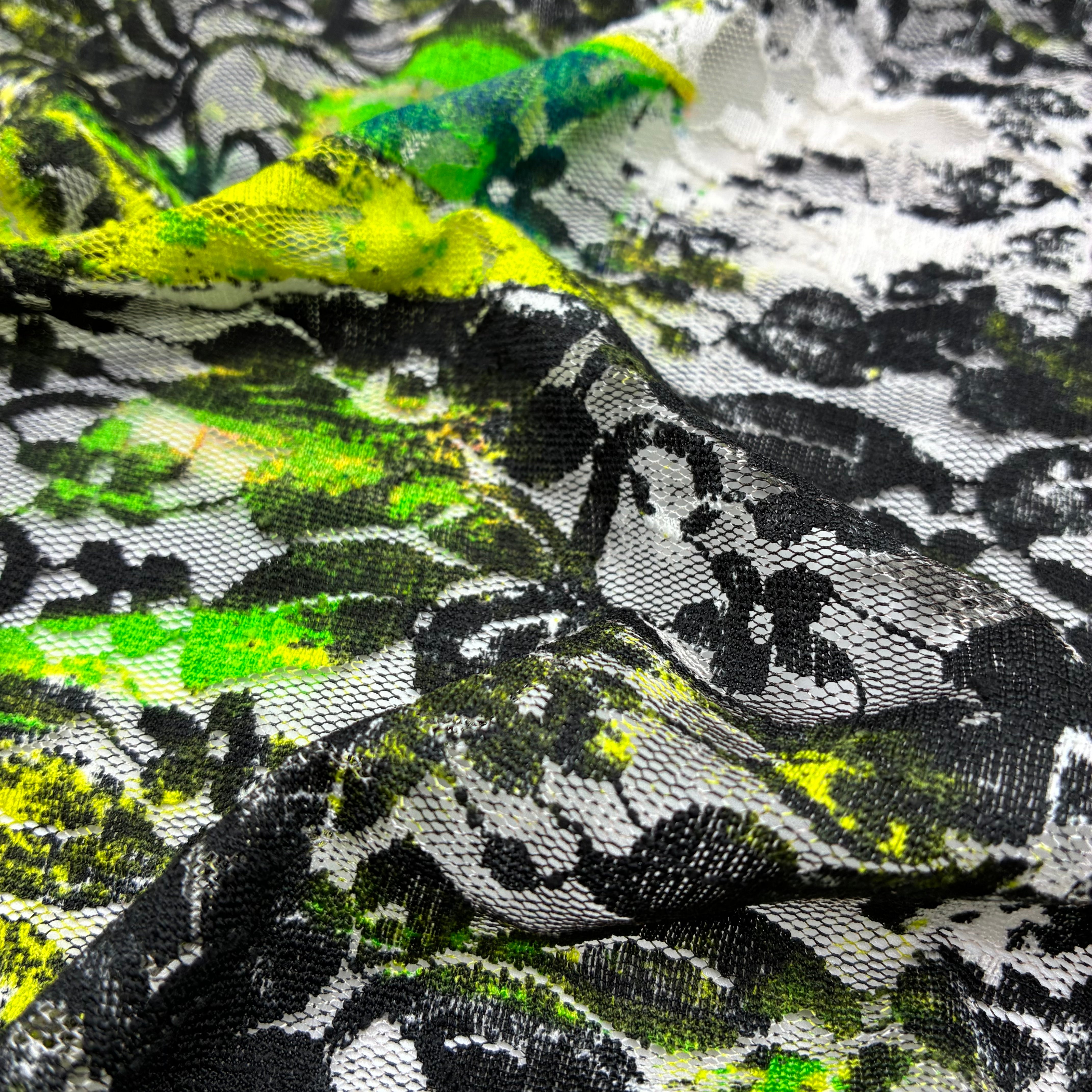 Stretch Graphic Lace - Radioactive (KLM0208:09)