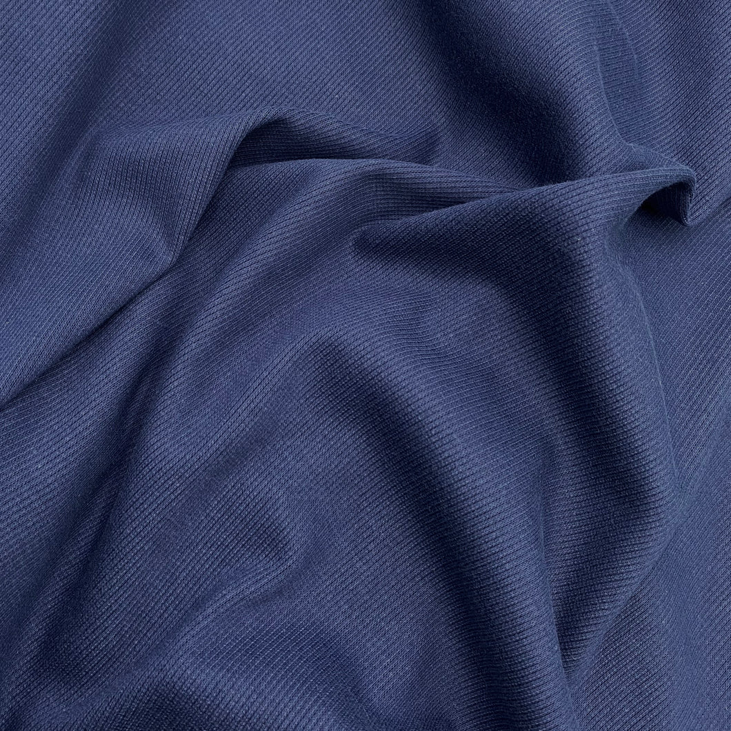 Cotton Rib Knit - Marine Blue (KRB0576)