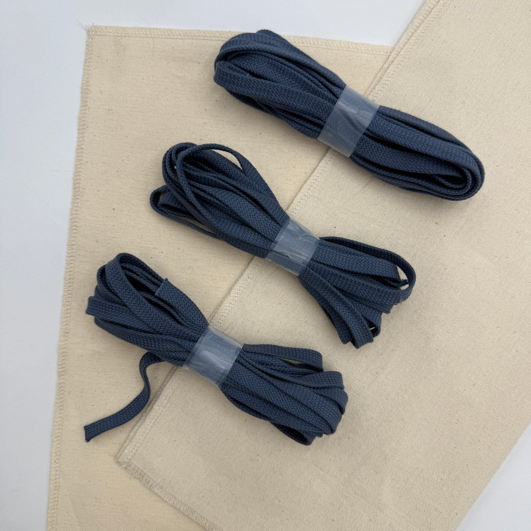 Flat Cotton Drawstring, Ocean, 5 meters (NXX1447)