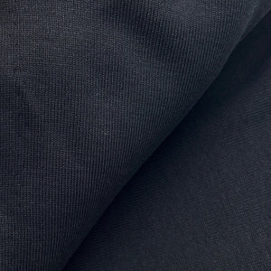 Cotton Rib Knit, Black (KRB0550)