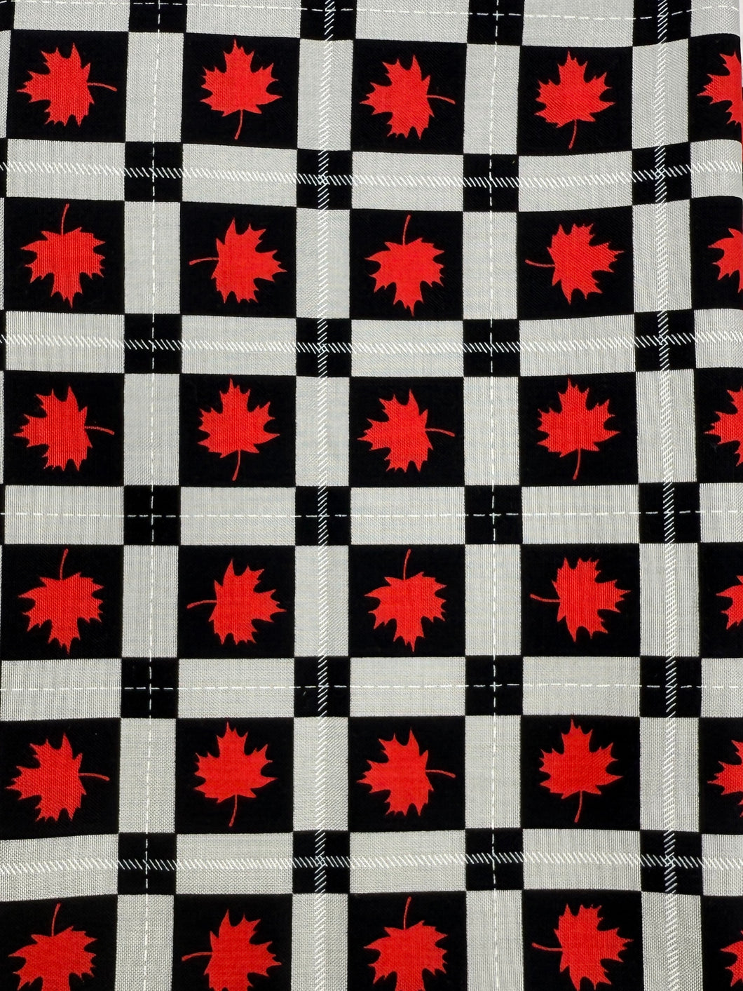 MODA Quilting Cotton, Canadian Red, Grey, & Black (WQC2611)