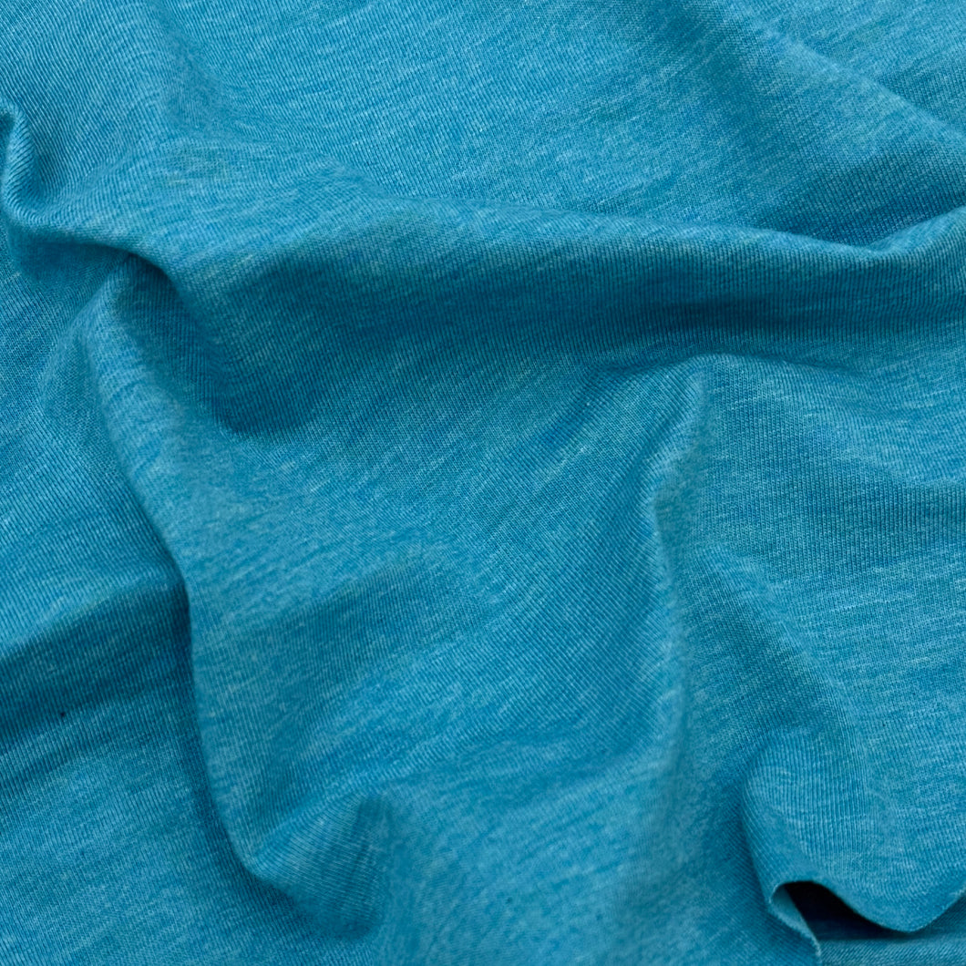 Cotton Jersey, Aqua Melange (KJE1308:1309)