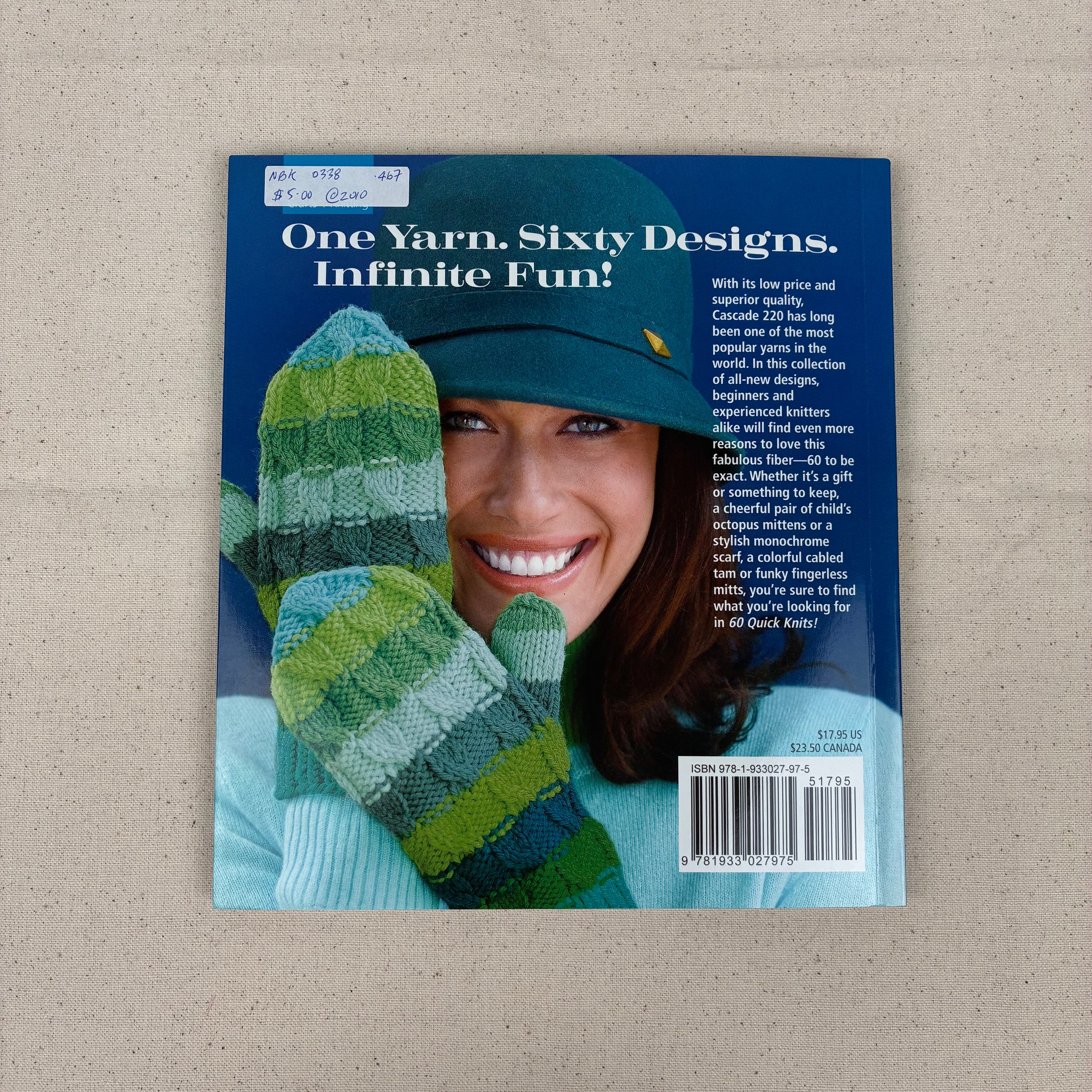Knitting Book - 60 Quick Knits (NBK0338)