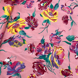 Cotton Dress Weight, Pink Peonies (WDW2281)