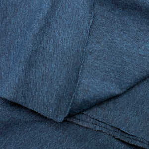 Cotton Single Jersey, Midnight Blue Sky Melange (KJE1332)