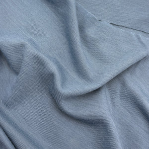 Merino Wool Blend Jersey, Wedgewood (KJE0964:965)
