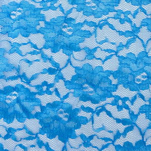 Floral Net Lace - Sky Blue (WFY0572)
