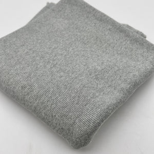 Cotton Rib Knit, Warm Grey (KRB0551)