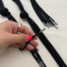 Load image into Gallery viewer, Round Drawstrings with Metal Aglet, Black (NXX1450)
