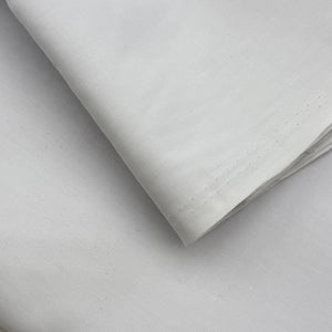 Cotton Blend Broadcloth, White (WBC0221)
