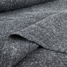 Load image into Gallery viewer, Cotton Rib Knit, Heathered Dark Charcoal (KRB0462)
