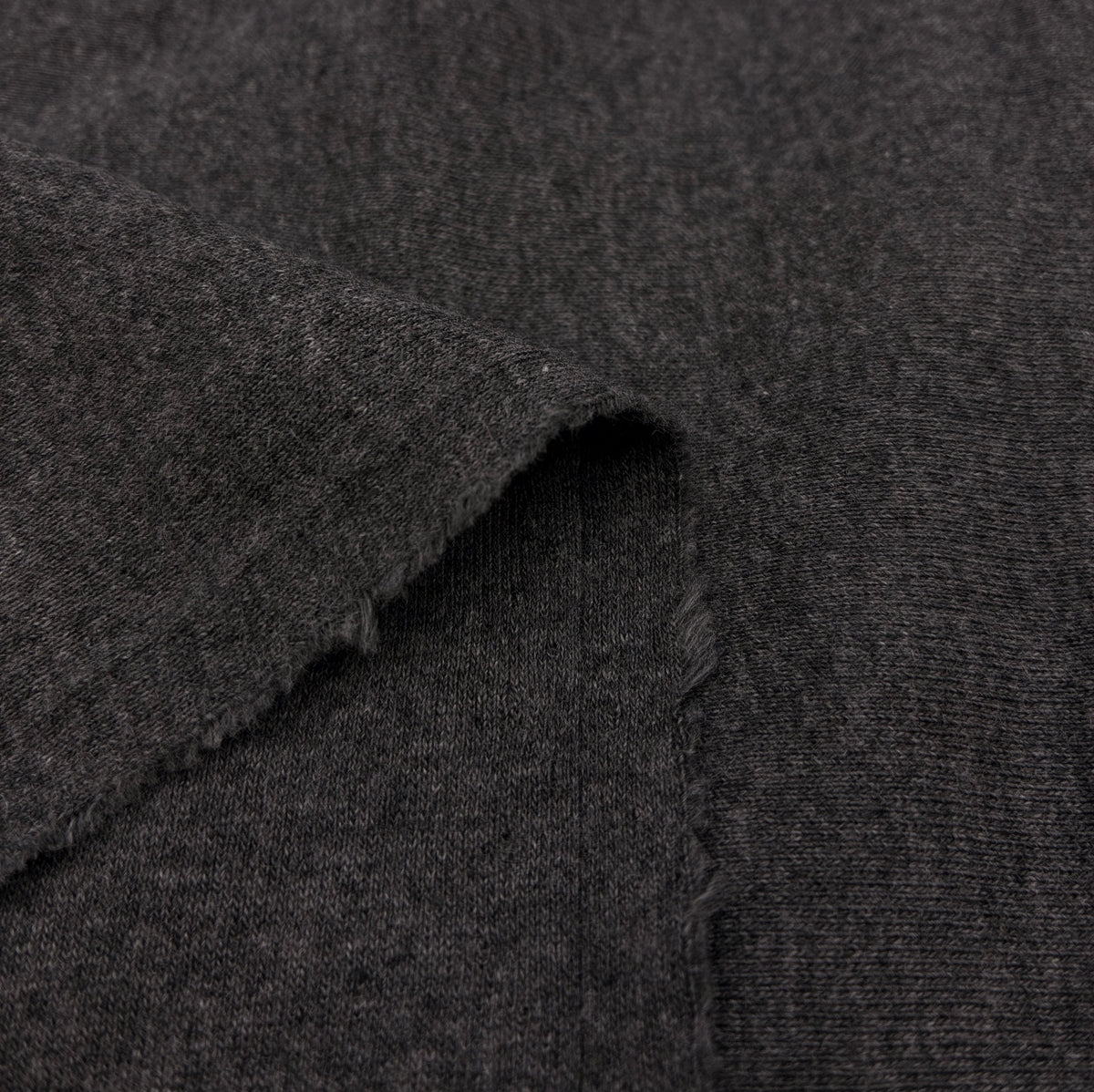 Cotton 1x1 Rib - Steel Grey Melange (KRB0720:1)