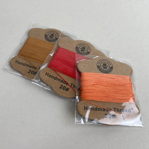 Handmade Hand Sewing Thread 20# -  Orange, Red, Rust (NXX1604)