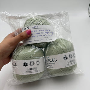 Cotton Fair Blend Yarn, Sage (NYN0254)