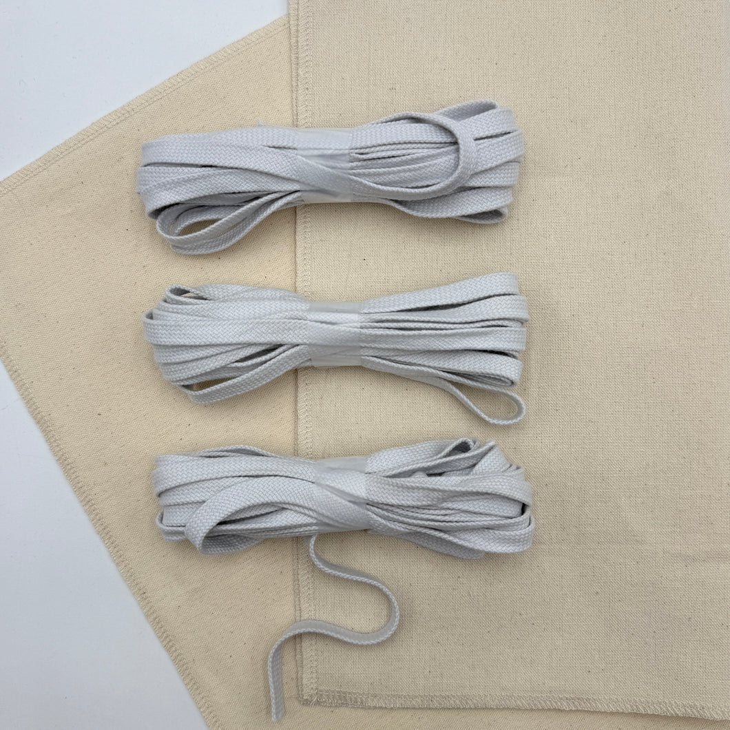 Flat Cotton Drawstring, Cloud, 5 meters (NXX1448)