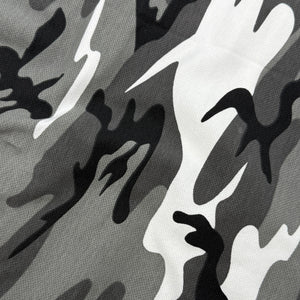 Cotton Blend Sports Mesh - Grey Camo (KLM0178)