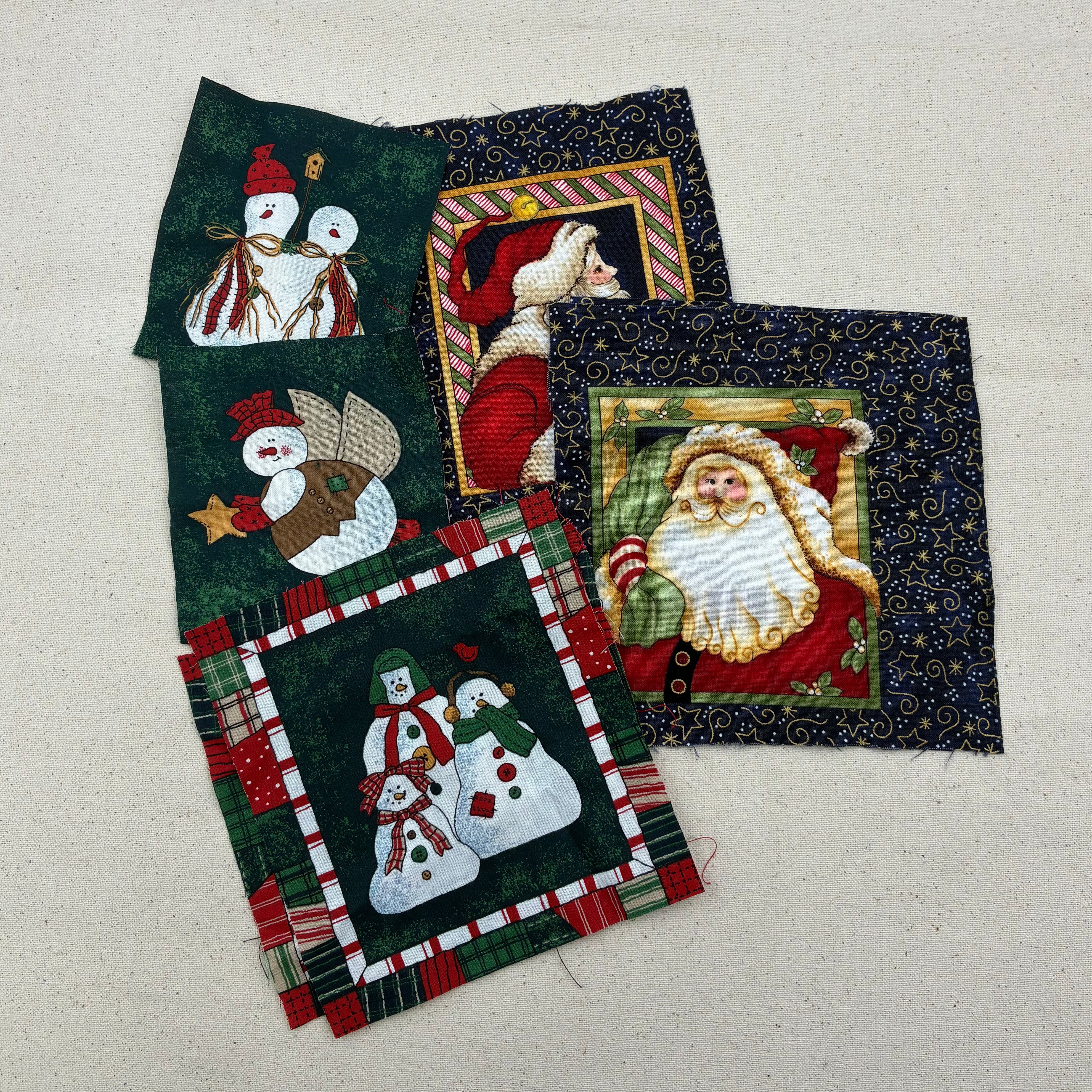 Quilting Cotton Scrap Bag - Assorted Holiday (WQC3066)