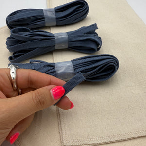 Flat Cotton Drawstring, Ocean, 5 meters (NXX1447)