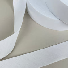 Load image into Gallery viewer, 40mm Flat Bias Tape Roll, White, 100m+ (NXX1436)
