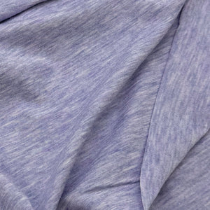 Cotton Blend Jersey, Light Blue Melange (KJE1306:1307)