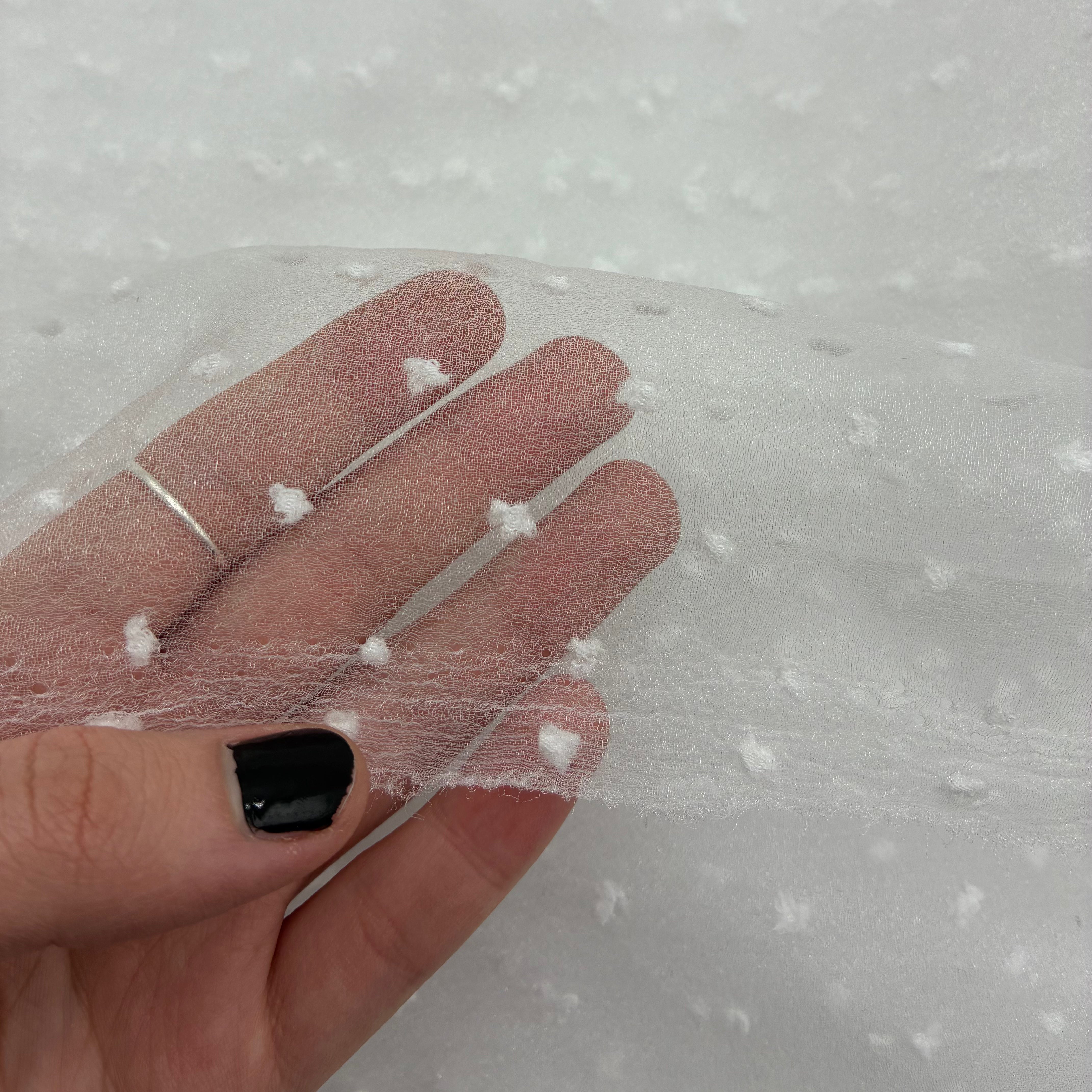 Sheer Swiss Dot - White (WFY0633:34)