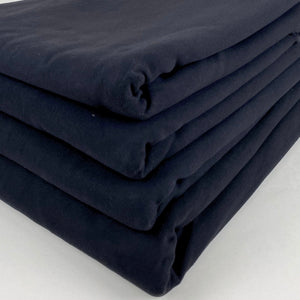 Brushed Stretch Cotton Coat Weight, Black (WCW0287)