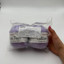 Load image into Gallery viewer, Cotton Fair Blend Yarn, Lilac (NYN0256)
