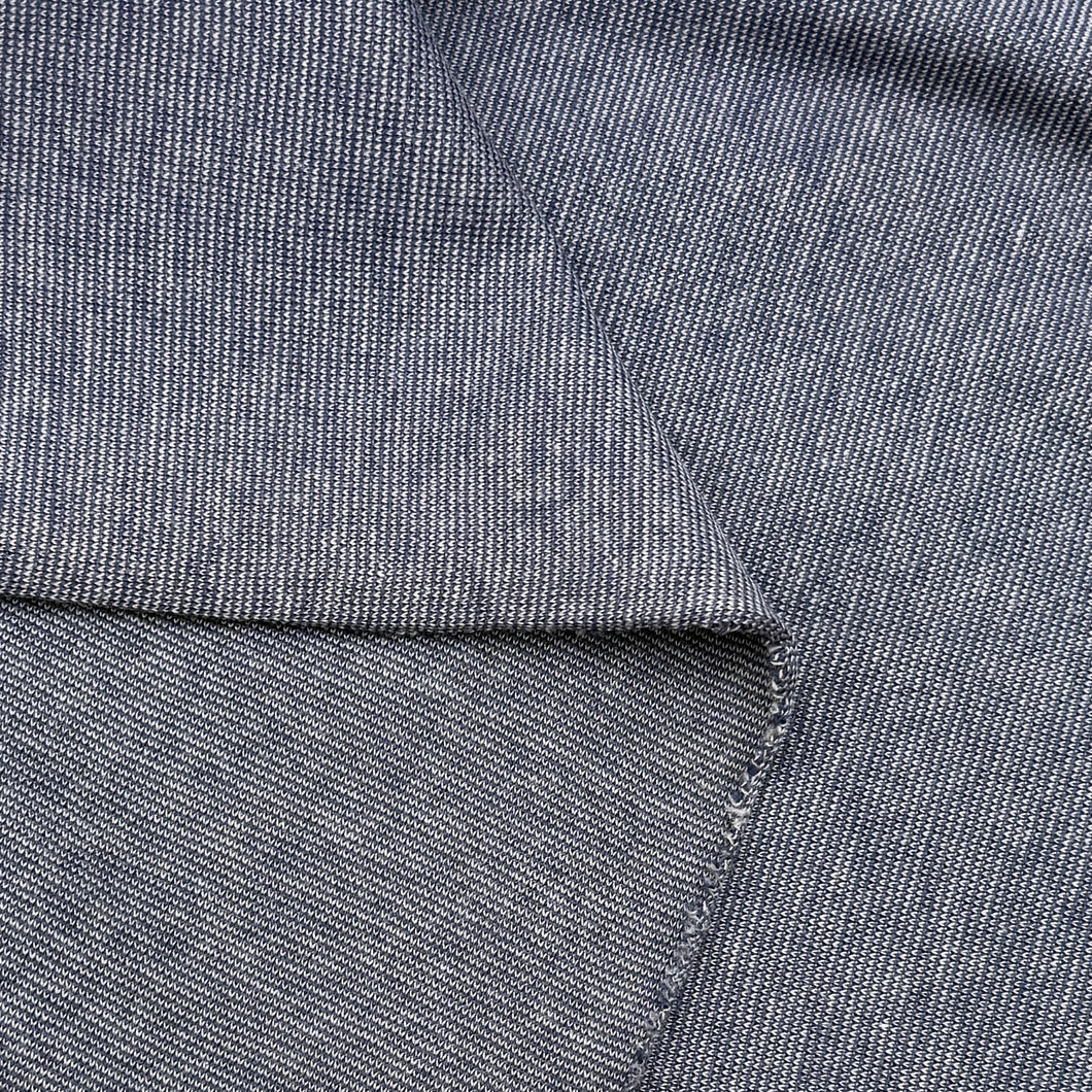 Cotton Light Weight Sweater Knit - Denim Wash (KSW0478)