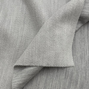 Wool Cotton Micro Terry - Heathered Grey (KFR0638)
