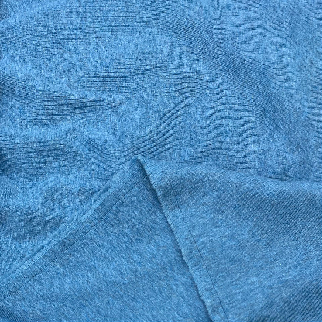 Cotton Baby Rib - Surf Blue Melange (KRB0583)