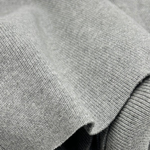 Cotton Rib Knit, Warm Grey (KRB0551)