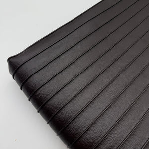 Vinyl, Dark Brown Pin Tucks (SVL0069)