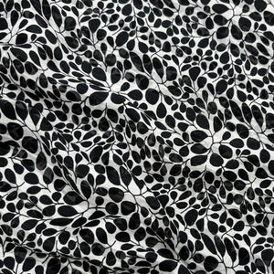 Blouse Weight, Black & White Botanical (WDW2972)