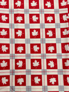 MODA Quilting Cotton, Canadian Red, Grey, & Cream (WQC2610)