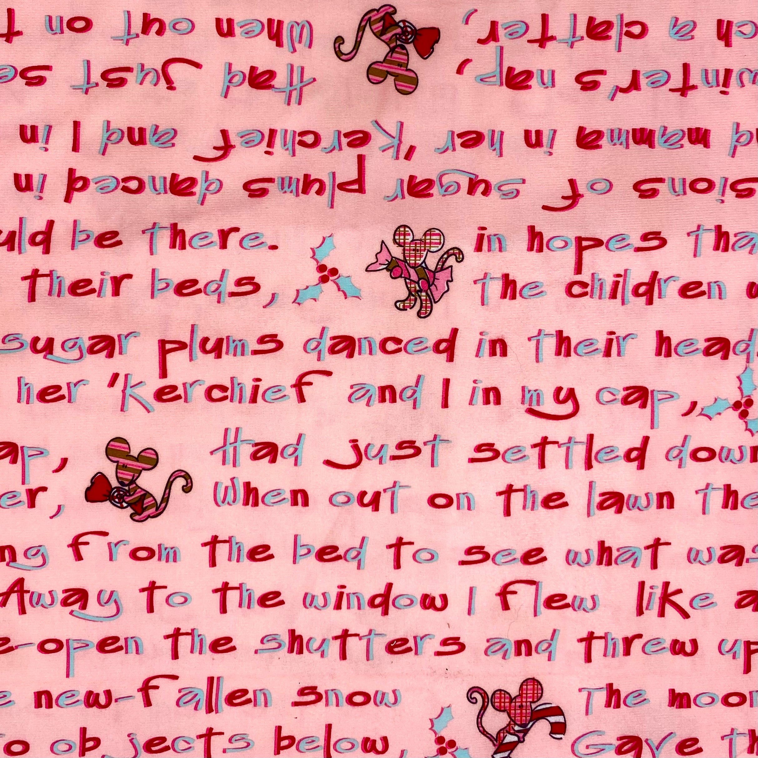 Printed Tricot Knit - Pink/Visions of Sugar Plums (KXX0220:21)