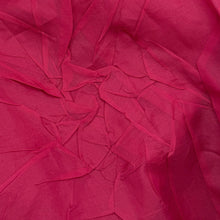 Load image into Gallery viewer, Silk Organza with Pressed Rosettes, Fuchsia (WFY0510)
