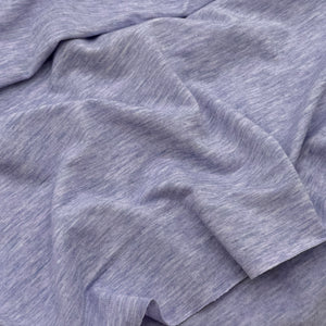 Cotton Blend Jersey, Light Blue Melange (KJE1306:1307)