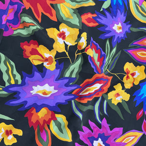 Silk Blouse Weight, Rainbow Florals (WDW2359)