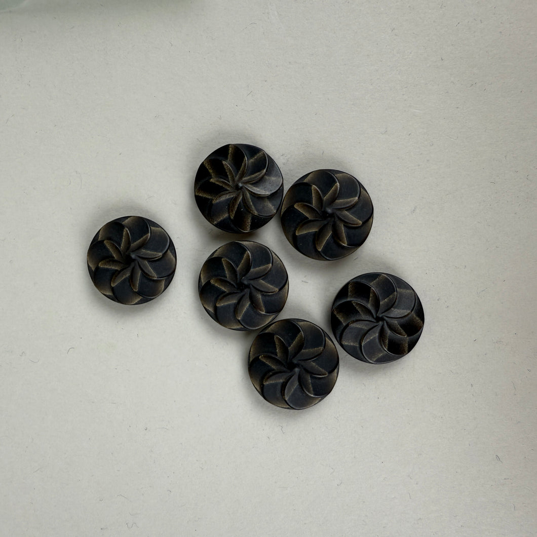 Novelty Button, Dark Brown/Bronze (NBU0645)