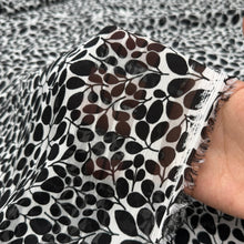 Load image into Gallery viewer, Blouse Weight, Black &amp; White Botanical (WDW2972)
