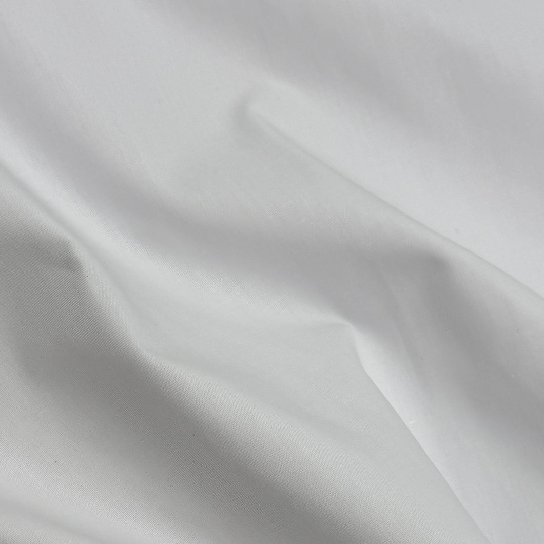 Cotton Blend Broadcloth, White (WBC0221)